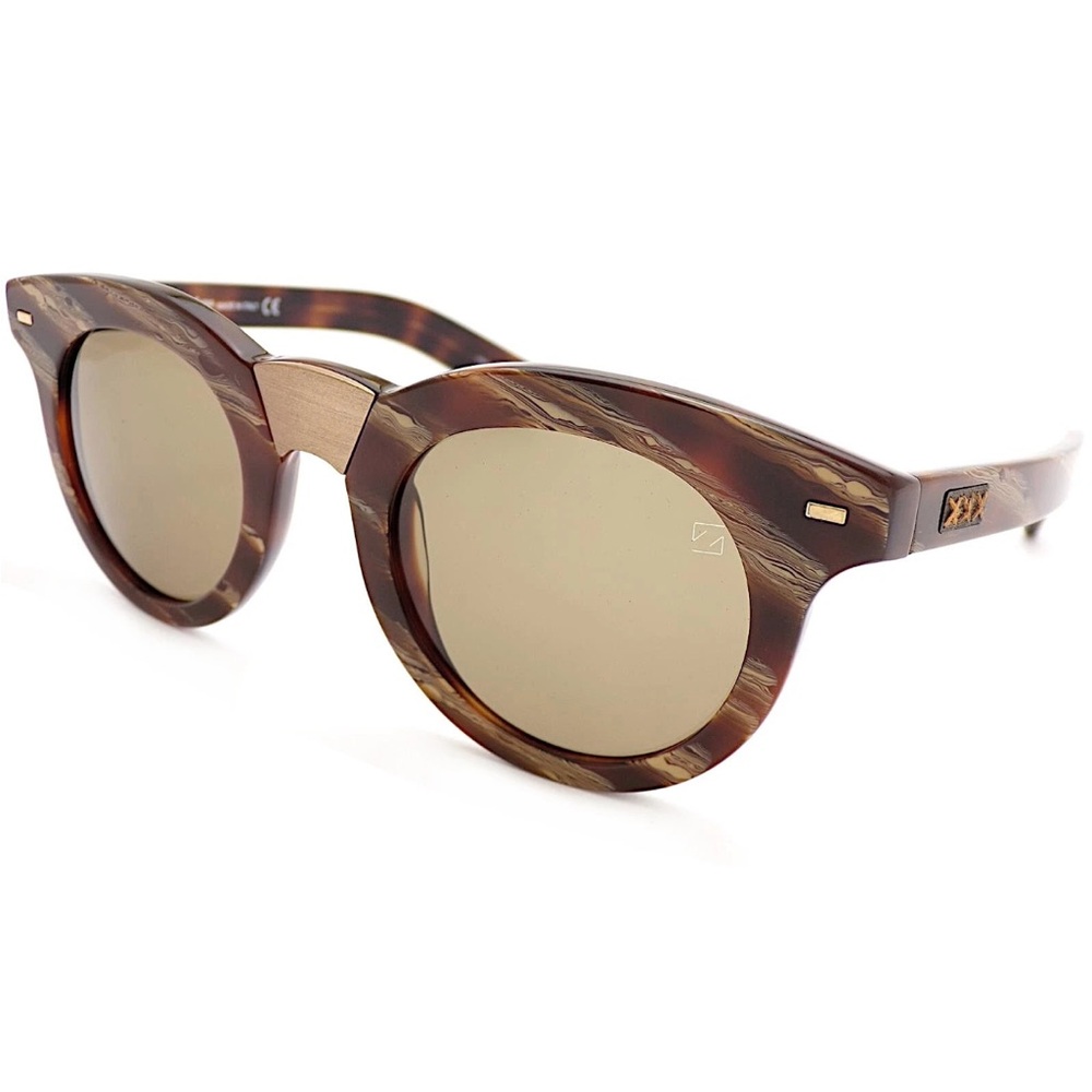 Ermenegildo Zegna  Stylish Brown Sunglasses